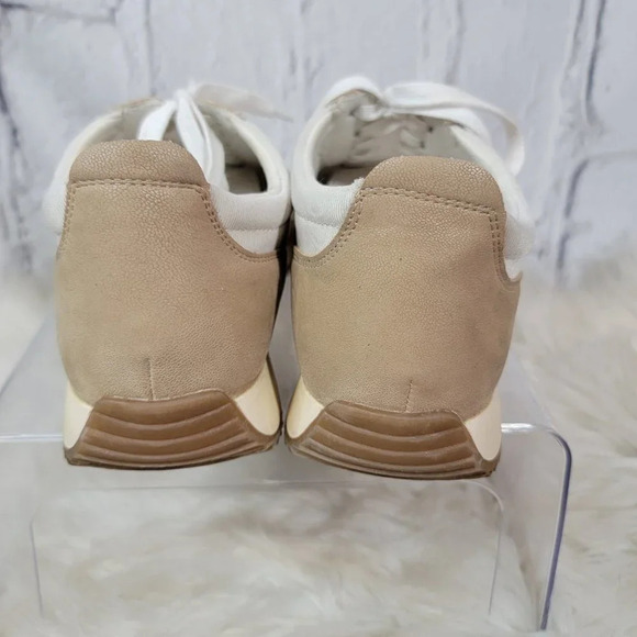 MIA Womens 9 Fashion Sneakers Cream Natural Casual Tennis Shoe Athleisure Cute - Picture 8 of 11